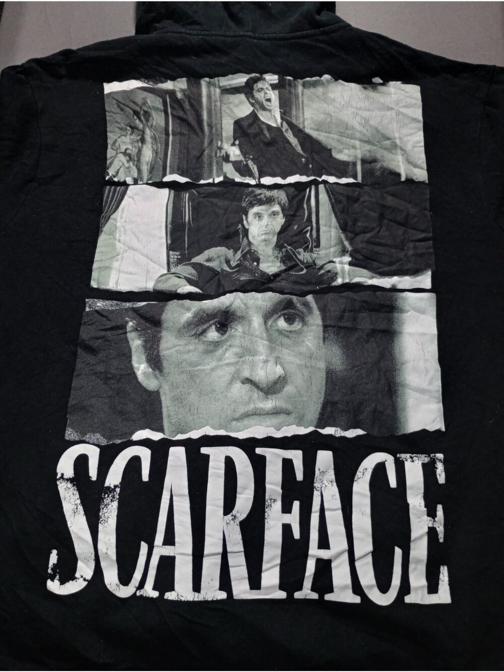 Scarface Distressed Hoodie Men's Size XXL